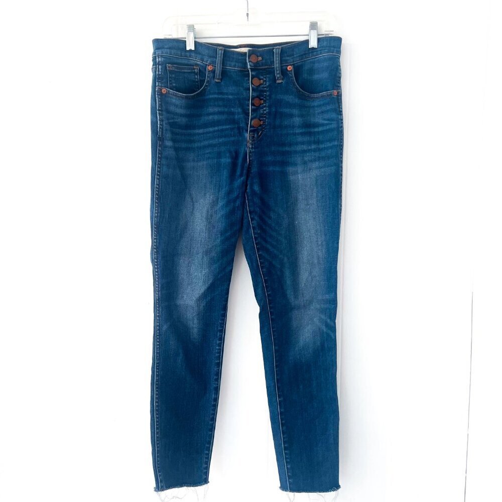 Madewell 10" High Rise Skinny Crop Jeans Size 29 - Picture 6 of 16